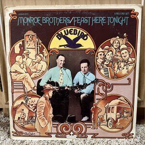 Monroe Brothers/Feast Here Tonight (Bill & Charlie) 2LP RCA Bluebird ~ AXM2-5510